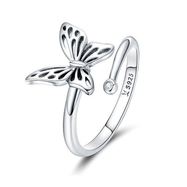 STERLING SILVER RING - BUTTERFLY